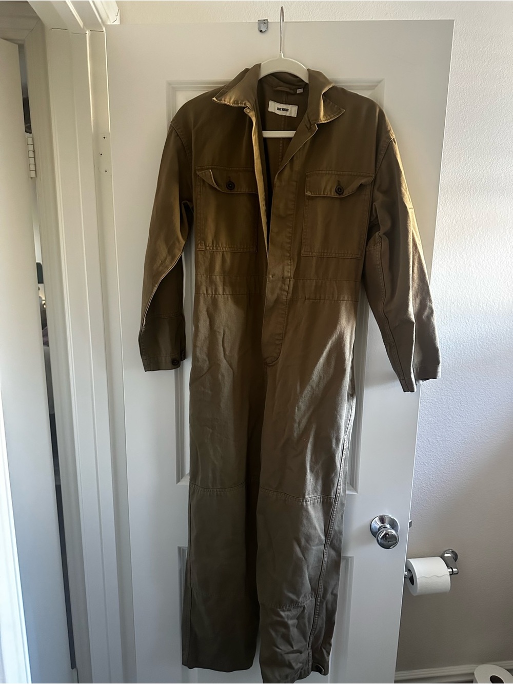 Women’s Buck Mason Olive Utility jumpsuit